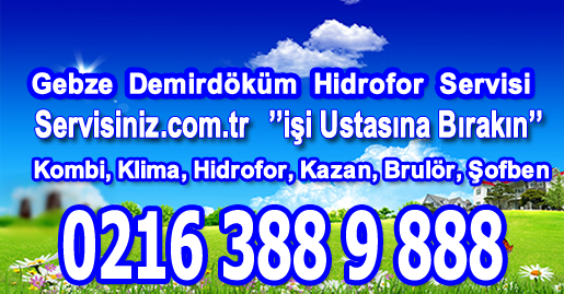 Gebze Demirdöküm Hidrofor Servisi